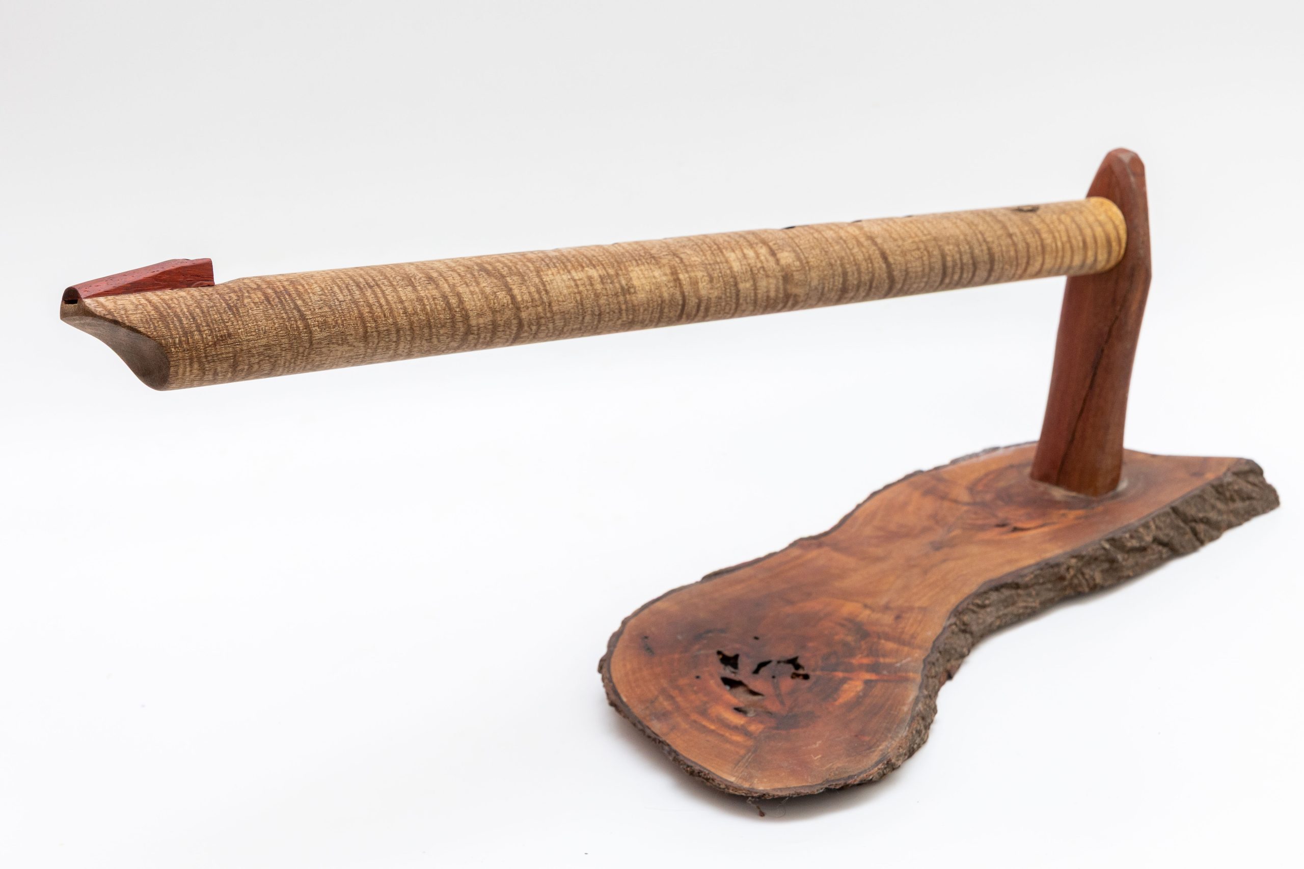 חליל אינדיאני מעץ מנגו תלתלי, סולם D pentatonic minor – תמונה 2